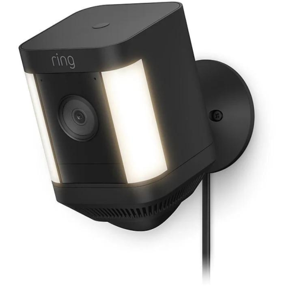 Ring Spotlight Cam Plus - Stekker - Zwart